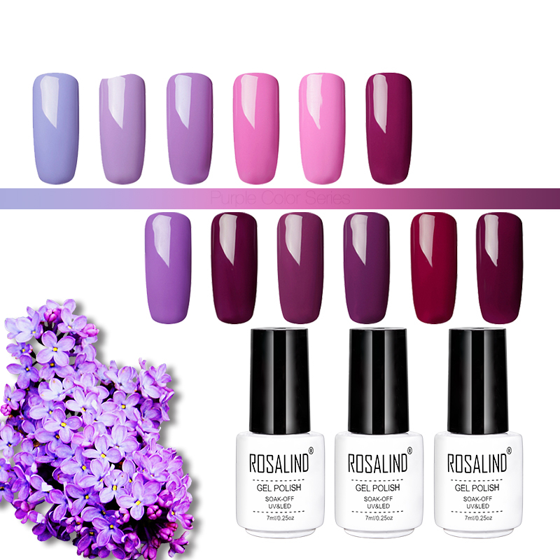 Gel Nail Polish Purple Color Series 7 ml Gel Nail Polish Purple Color Series 7 ml
