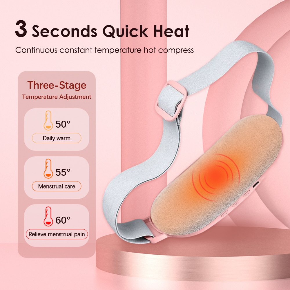 Electric Period Cramp Massager Belt for Menstrual Relief Electric Period Cramp Massager Belt for Menstrual Relief